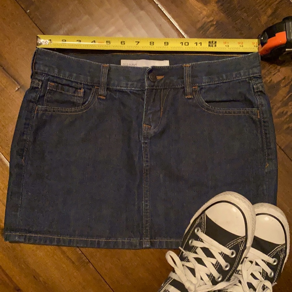 Old Navy Blue Jean Skirt